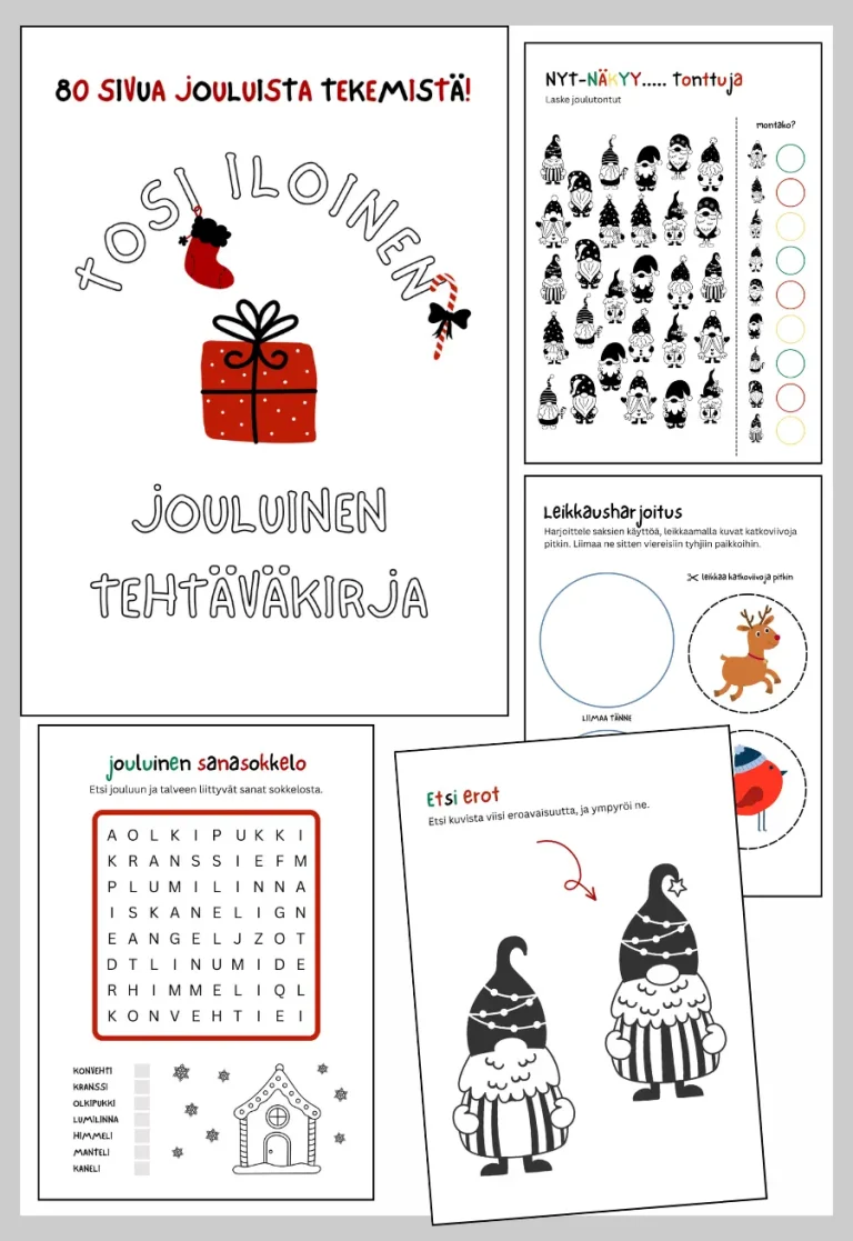 Jouluinen tehtäväkirja